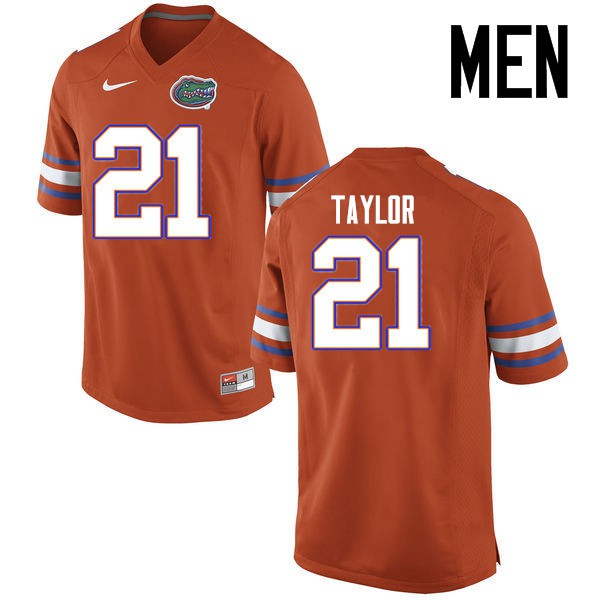 Florida Gators Men #21 Fred Taylor College Football Jersey Orange